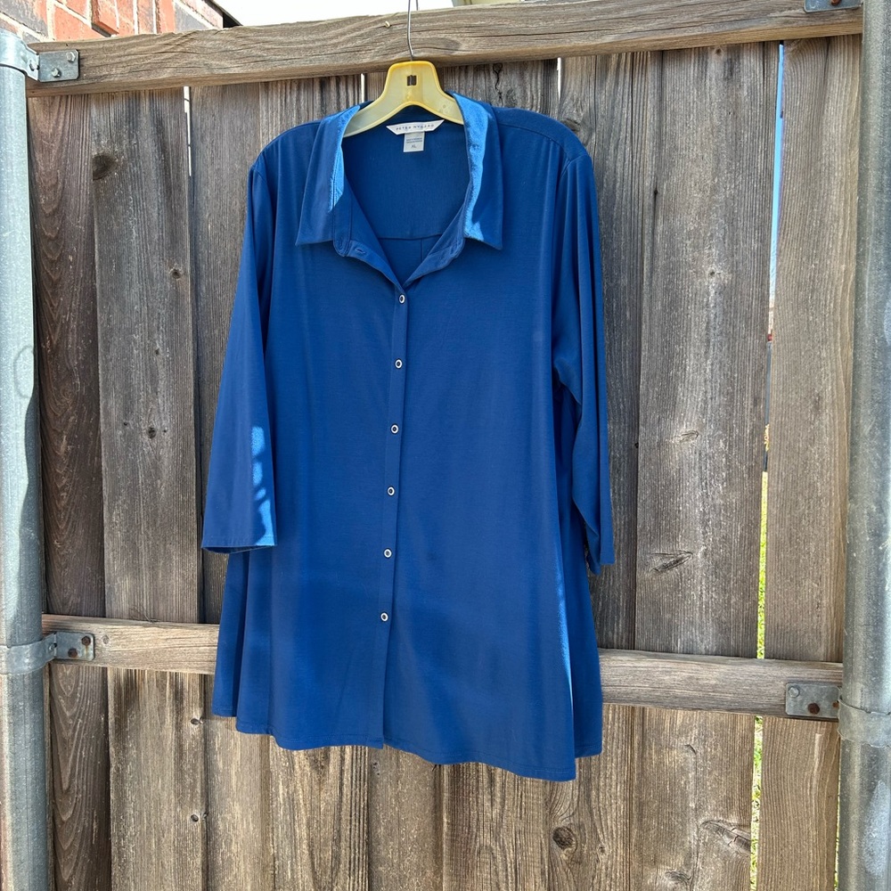 Nygard blue tunic.